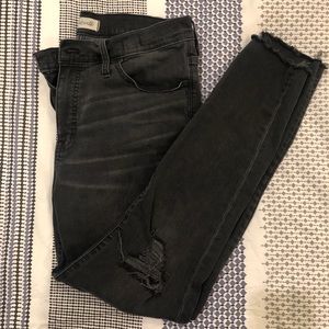 Madewell 9” High Rise Skinny Jean, Black, Size 31